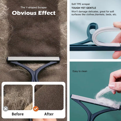 Pet Hair Remover 3-Pack, Reusable Dog & Cat Hair Removal Tools, Lint Shaver