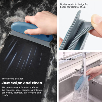 Pet Hair Remover 3-Pack, Reusable Dog & Cat Hair Removal Tools, Lint Shaver