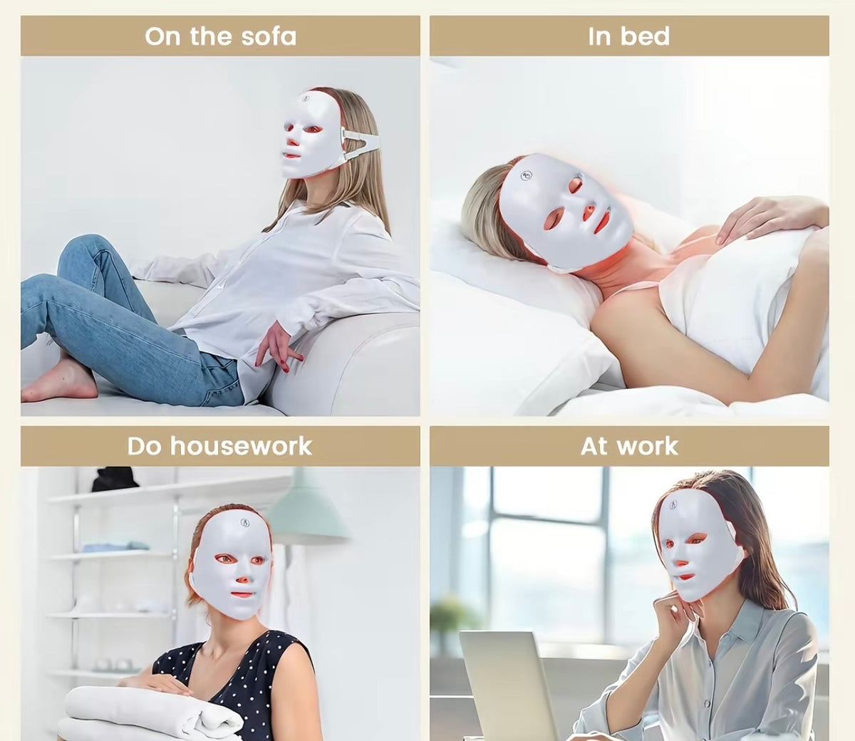 Photorejuvenation Red Light Therapy Mask
